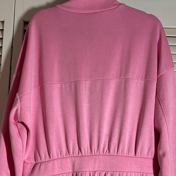 Pink Zip-Front Jumpsuit - Picture 7 of 11